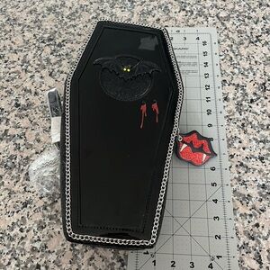 Betsey Johnson coffin backpack new without tags